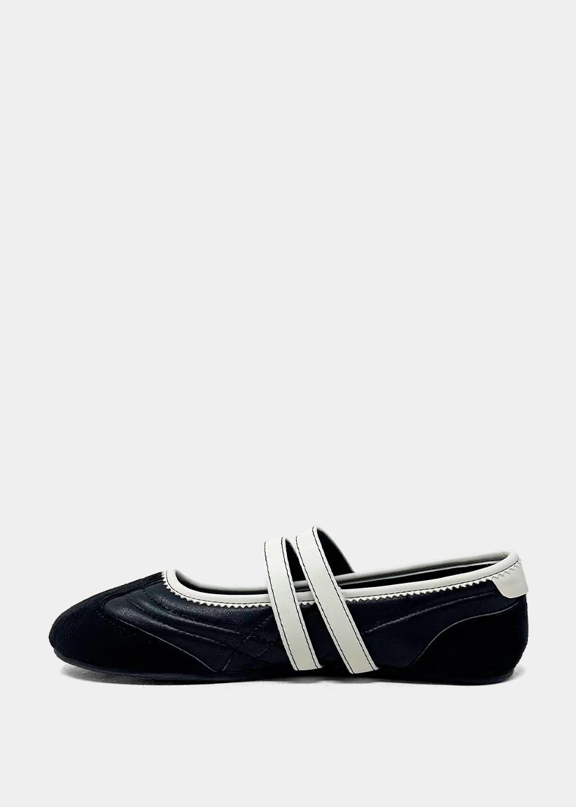 SALOME MARY JANE BALLET SNEAKER X BLACK