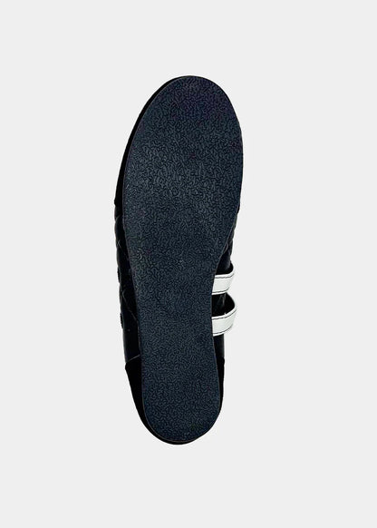 SALOME MARY JANE BALLET SNEAKER X BLACK