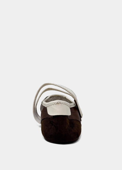 SALOME MARY JANE BALLET SNEAKER X BROWN