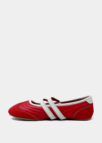 SALOME MARY JANE BALLET SNEAKER X RED