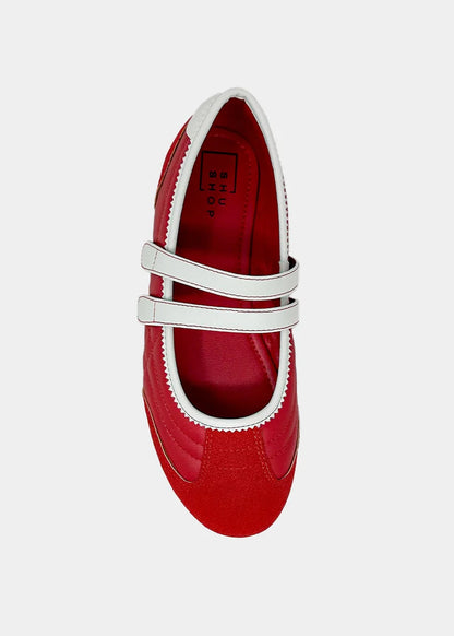 SALOME MARY JANE BALLET SNEAKER X RED
