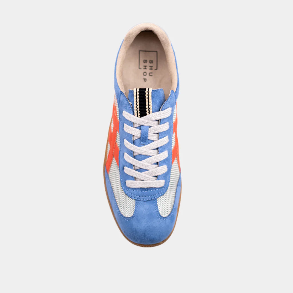 SHU SHOP SASHA BLUE SUEDE SNEAKER