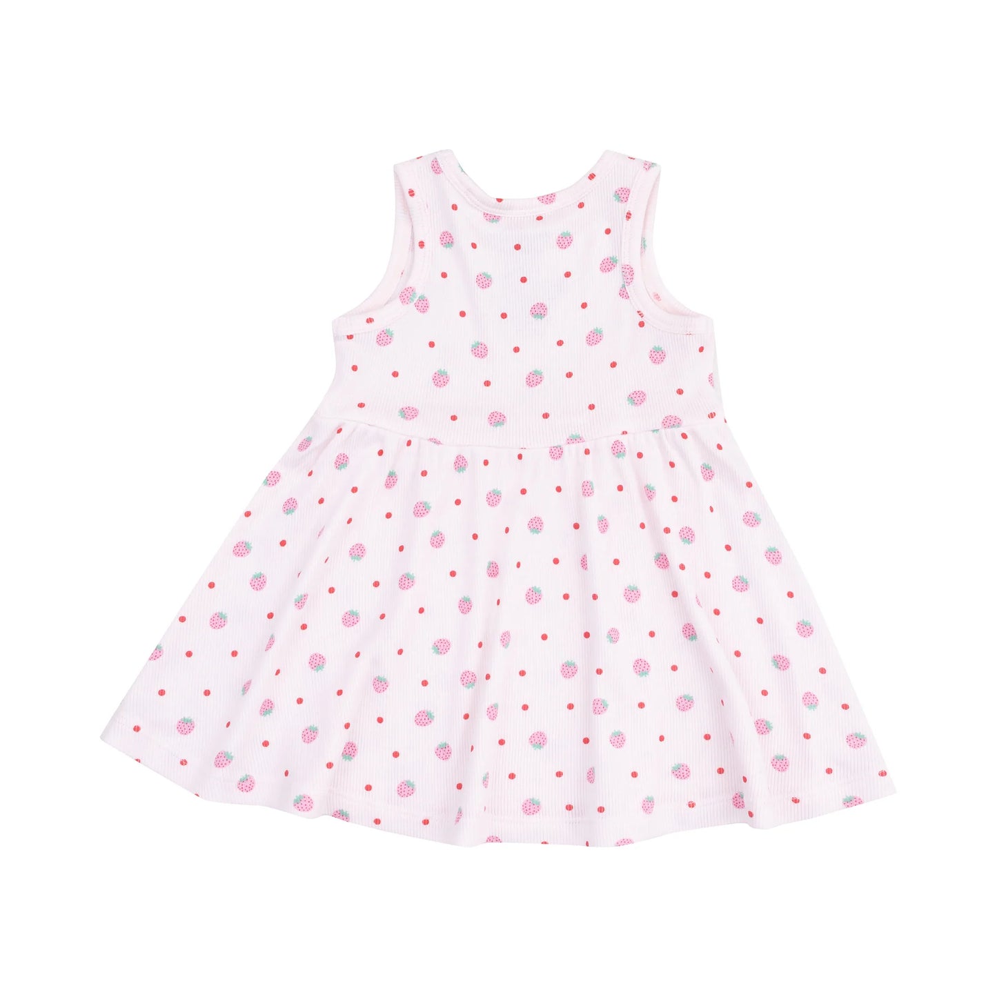 TANK DRESS & BLOOMER STRAWBERRY SWISS DOT