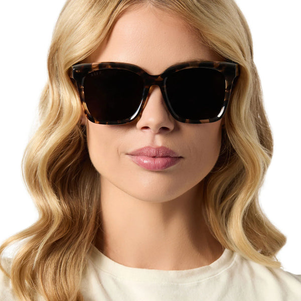 DIFF MEREDITH IN ESPRESSO TORTOISE BROWN