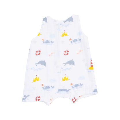 SLEEVELESS SHORTIE ROMPER X TAKE ME TO THE SEA