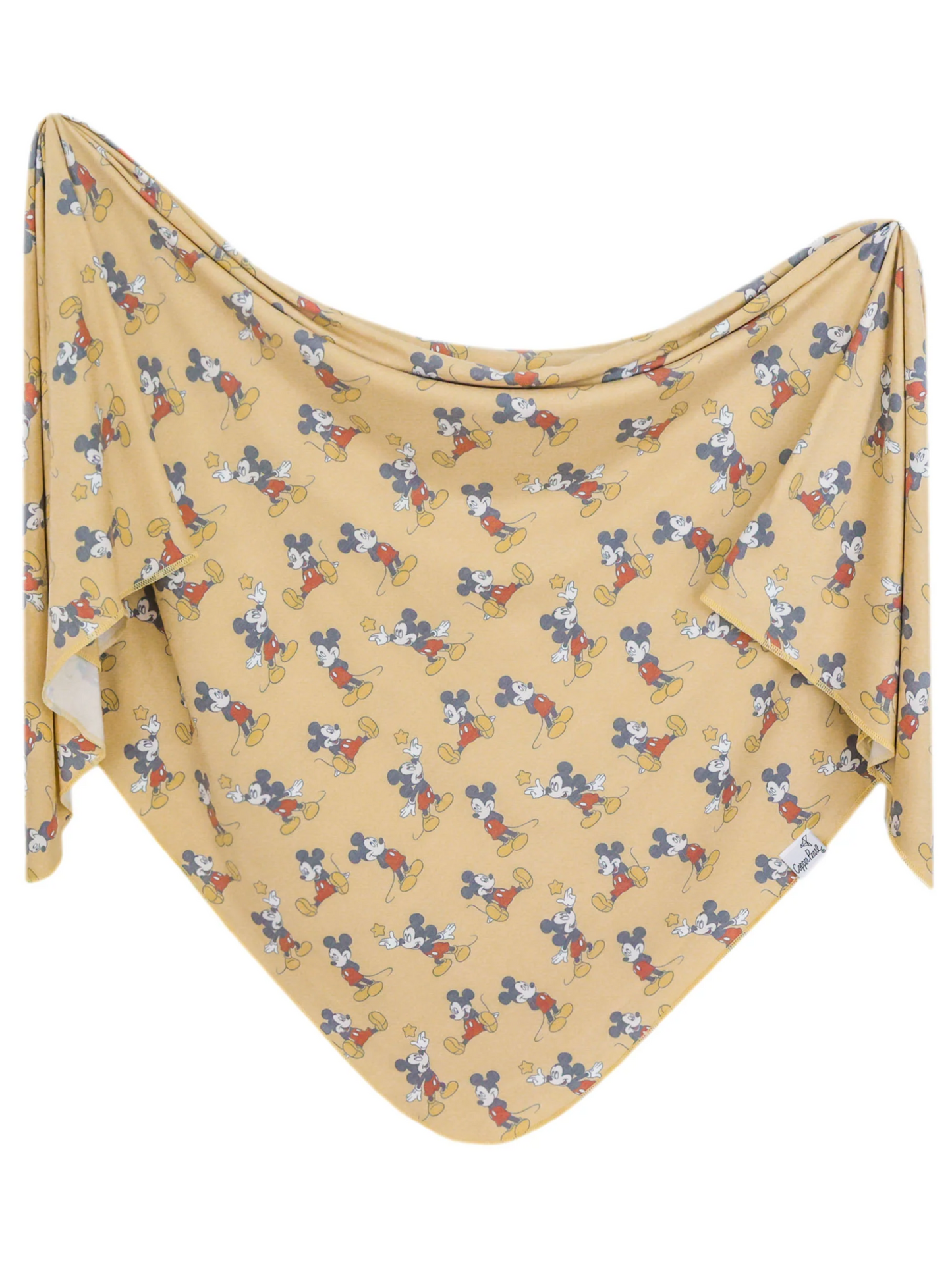 COPPER PEARL SWADDLE BLANKET IN MICKEY MOUSE