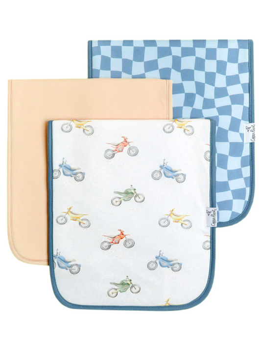 COPPER PEARL BURP CLOTHS IN RYDER