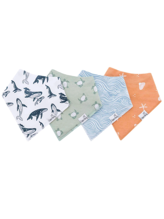 COPPER PEARL BANDANA BIBS IN COVE