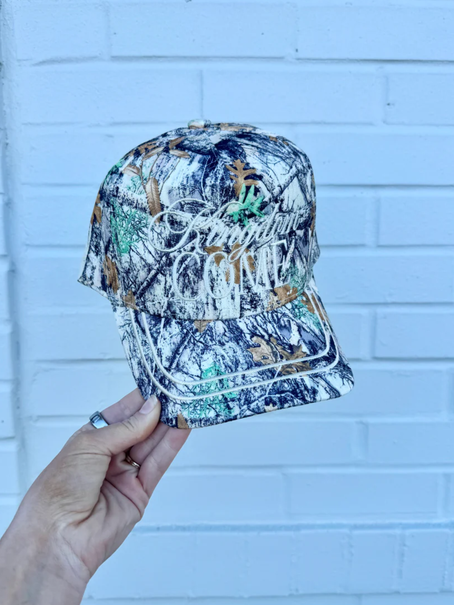 KINGDOM COME CAMO TRUCKER HAT