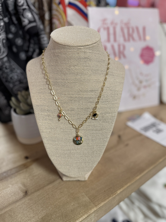 GOOD LUCK, GRAD! CHARM NECKLACE