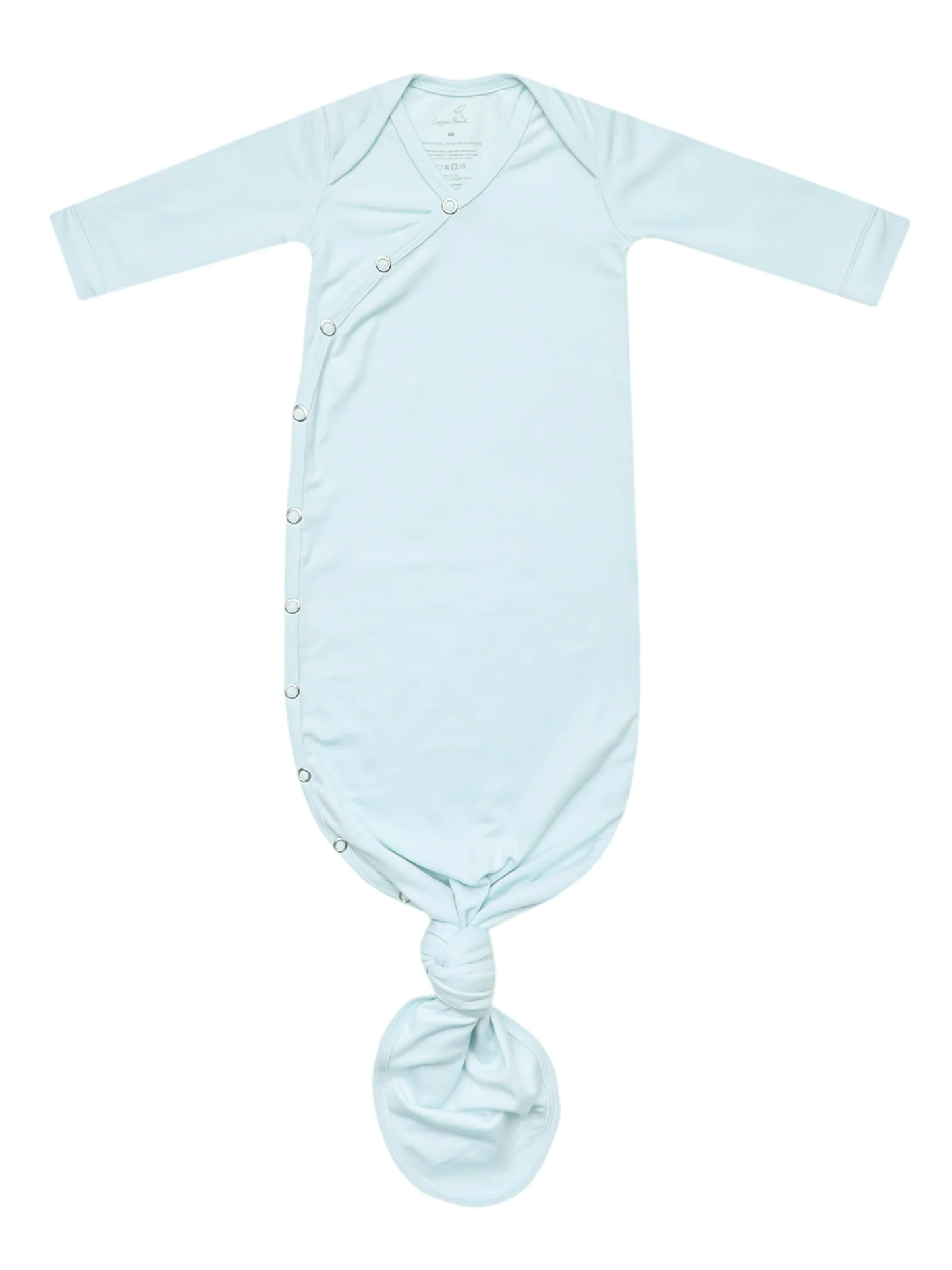 COPPER PEARL NEWBORN KNOTTED GOWN IN AIR