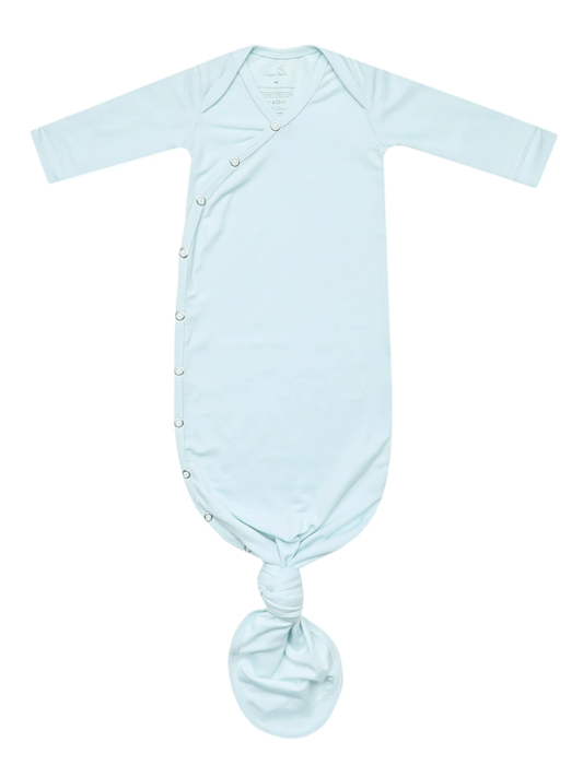 COPPER PEARL NEWBORN KNOTTED GOWN IN AIR
