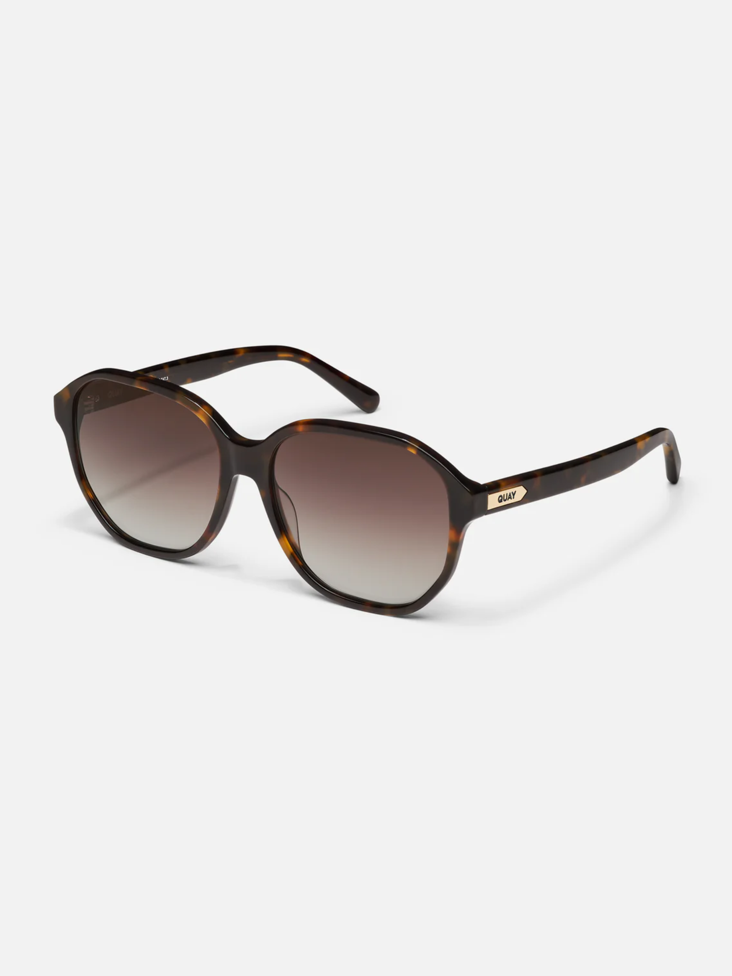 QUAY GUESS AGAIN SUNNIES X BROWN TORTOISE