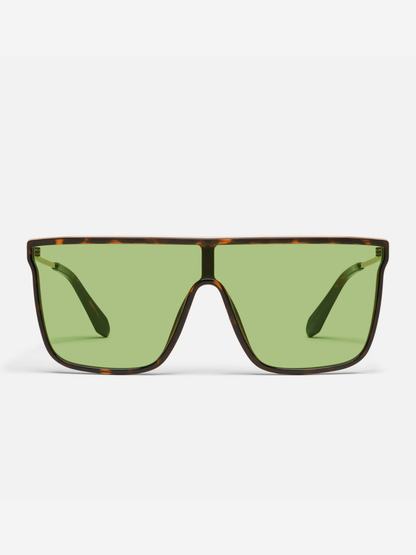 QUAY NIGHTFALL REMIXED SUNNIES X TORTOISE PISTACHIO