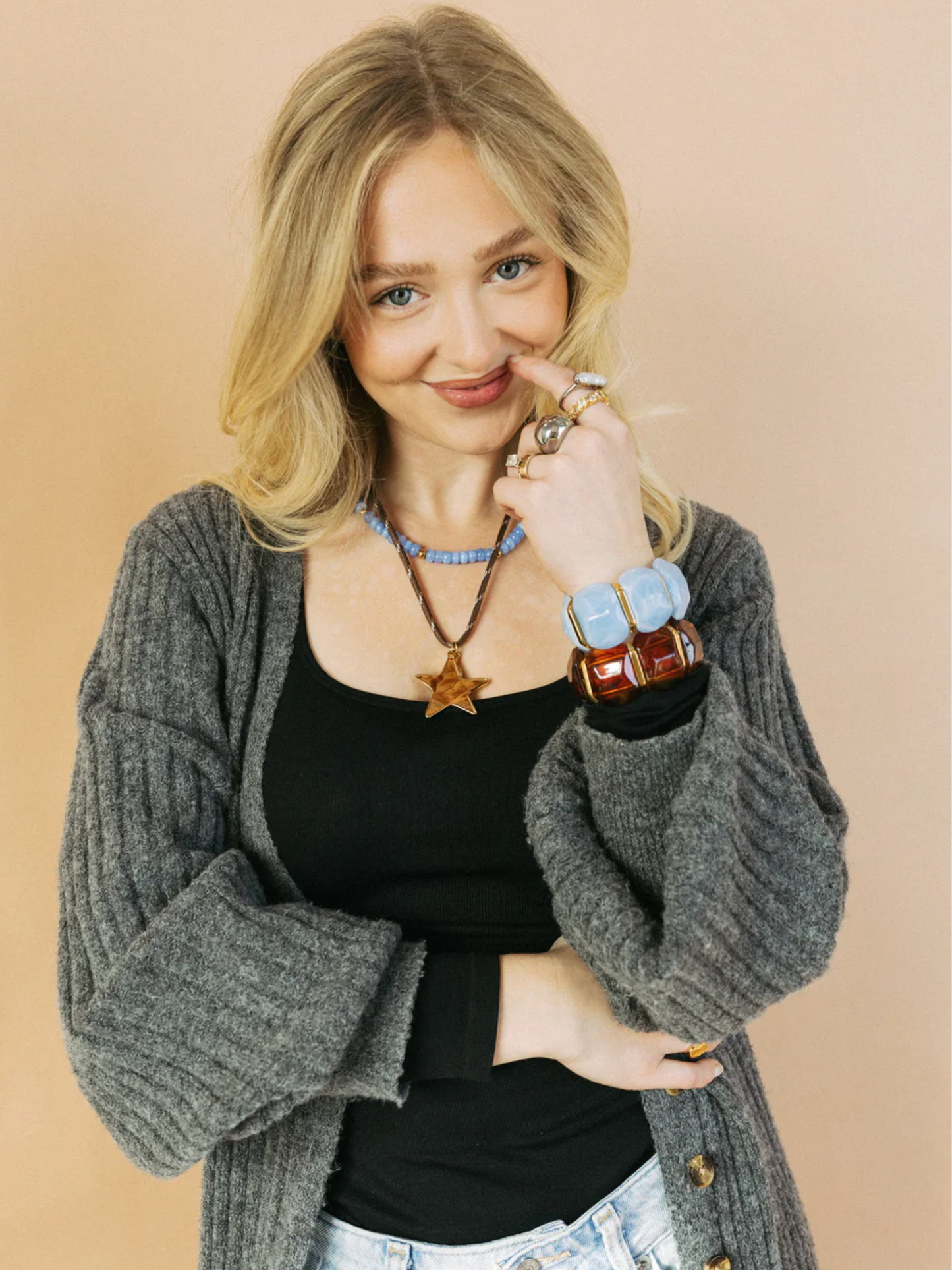 BÉLJOY EMMA STRETCH BRACELET X TORTOISE