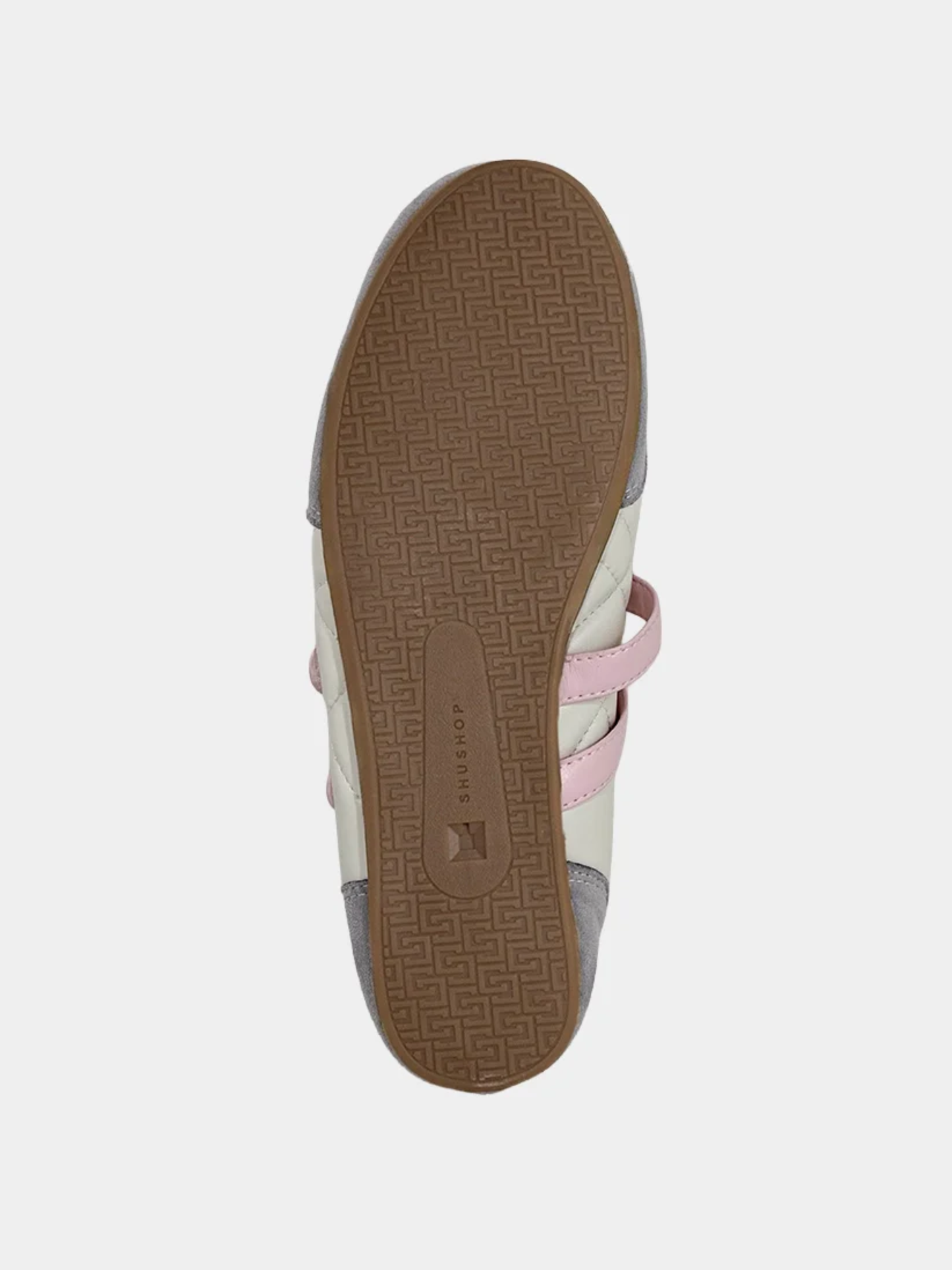 SALOME MARY JANE BALLET SNEAKER X LIGHT GREY &  PINK