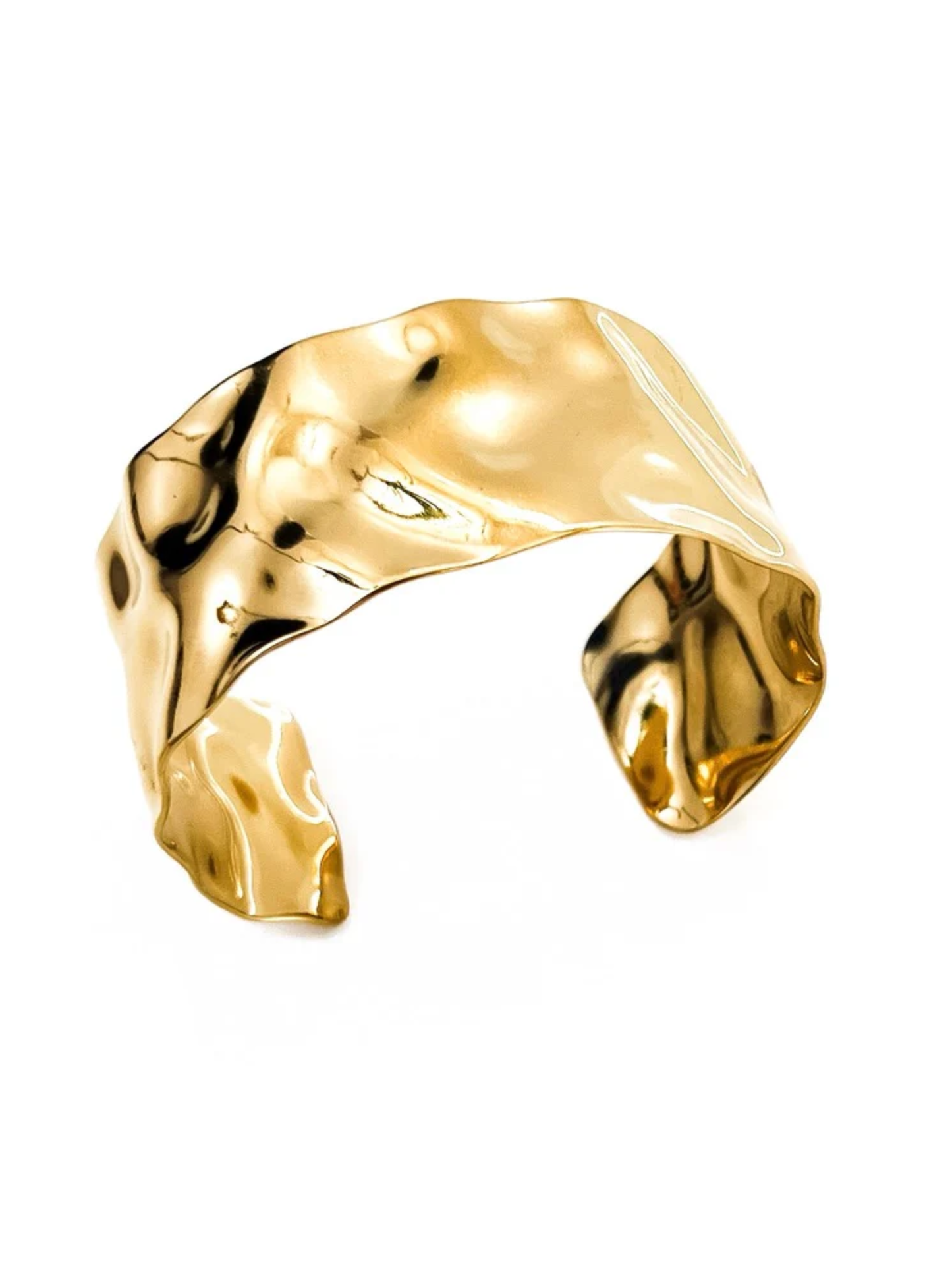 BÉLJOY BILLIE WAVE CUFF BRACELET X GOLD