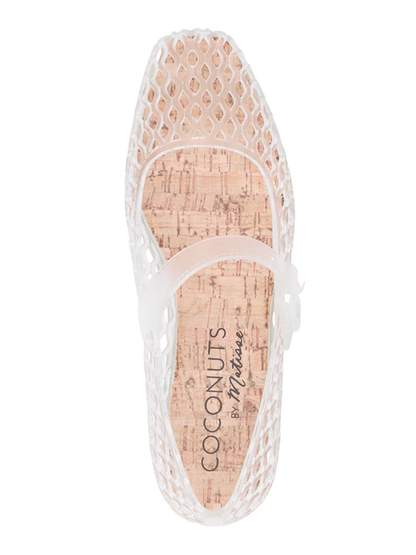 VICKY MARY JANE JELLY FLAT X CLEAR