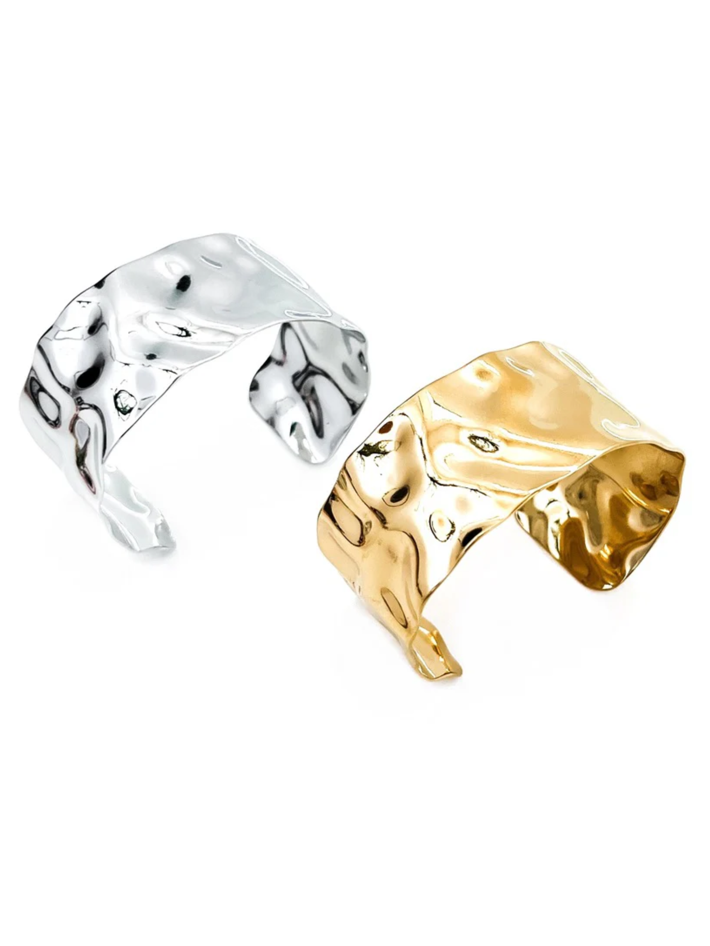 BÉLJOY BILLIE WAVE CUFF BRACELET X SILVER