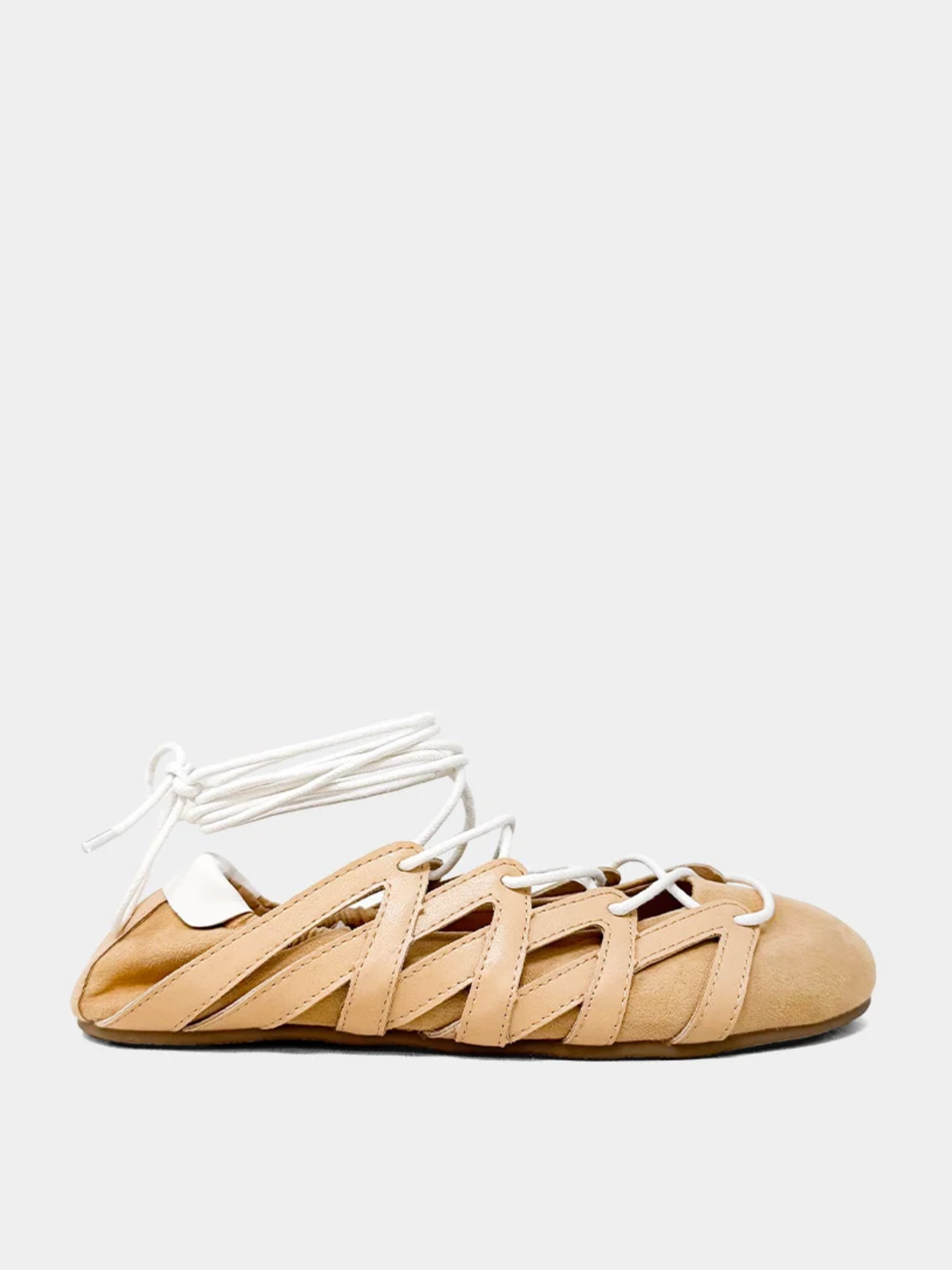 PAVLOVA FLAT X CAMEL SUEDE