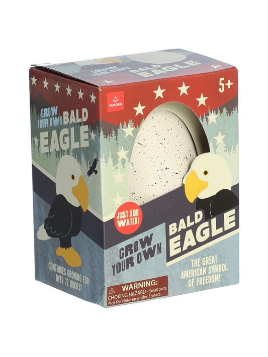 Aurora Grow Your Own Bald Eagle egg hatching toy kit box, ages 5+
