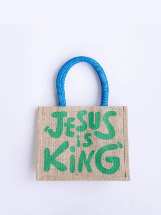 JESUS IS KING EASTER BASKET X GREEN