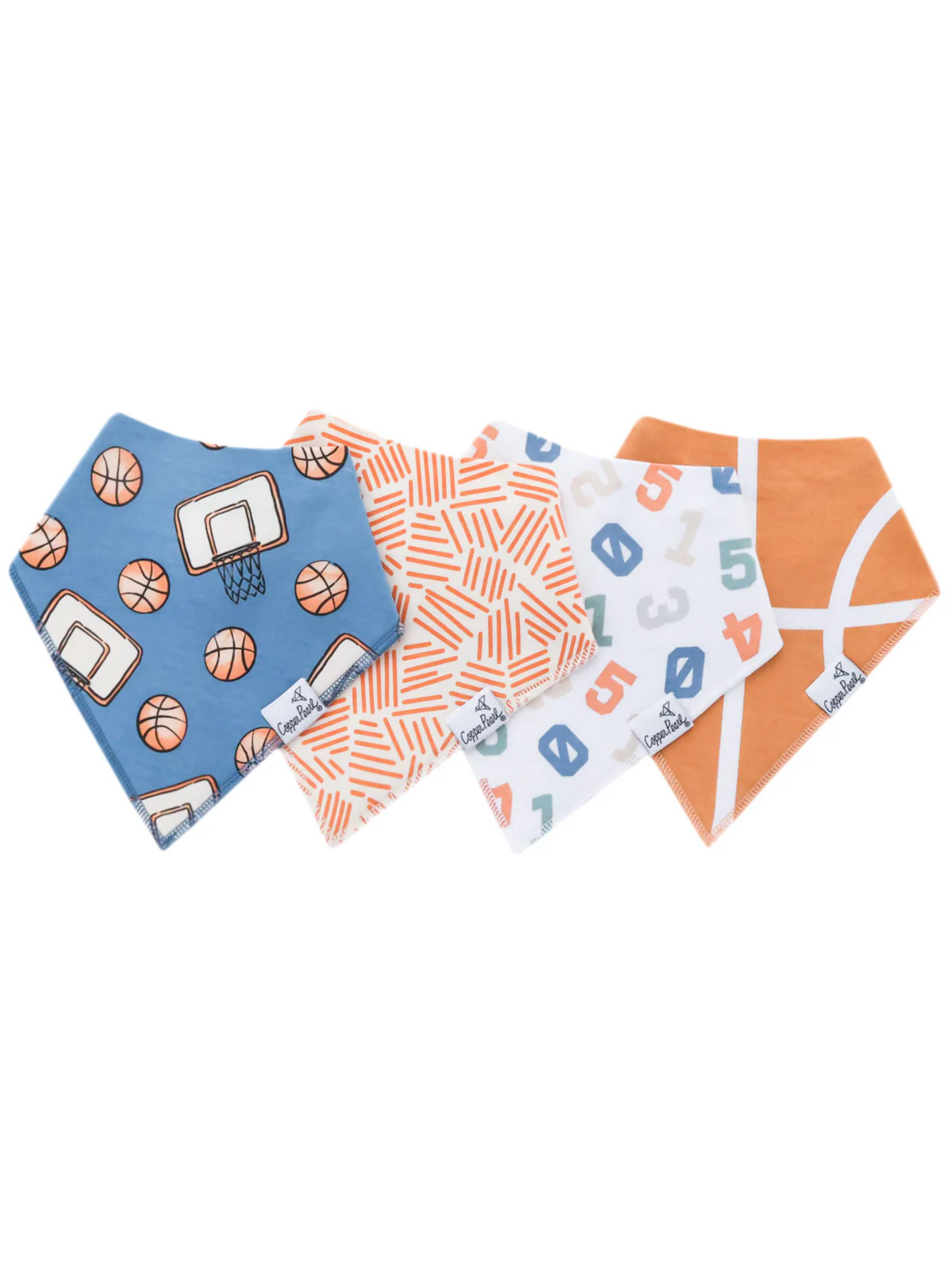 COPPER PEARL BANDANA BIBS IN DUNK