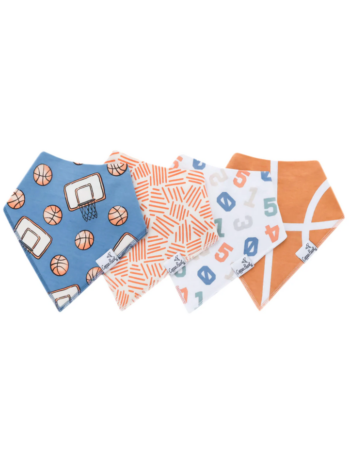 COPPER PEARL BANDANA BIBS IN DUNK