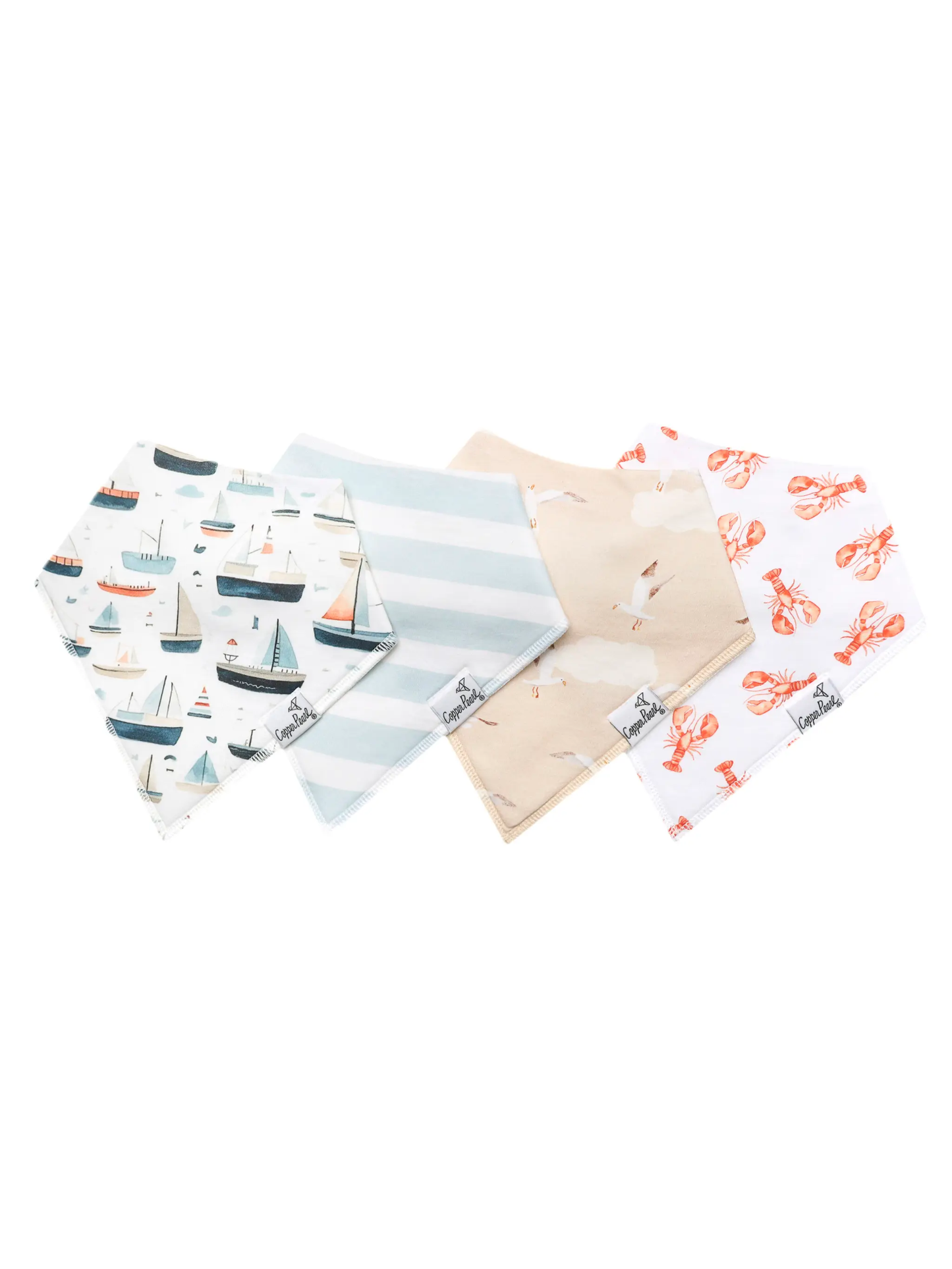 COPPER PEARL BANDANA BIBS IN FISCHER
