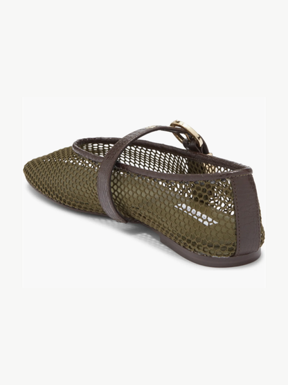 STEVE MADDEN LUCIA BALLET FLAT X OLIVE
