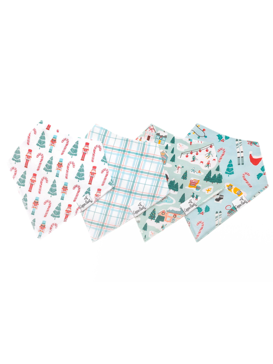 COPPER PEARL BANDANA BIBS IN NICHOLAS