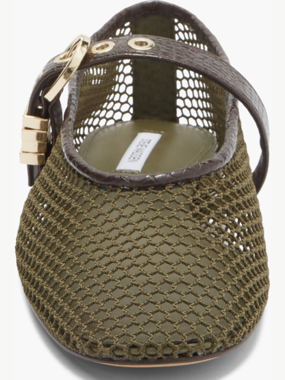 STEVE MADDEN LUCIA BALLET FLAT X OLIVE