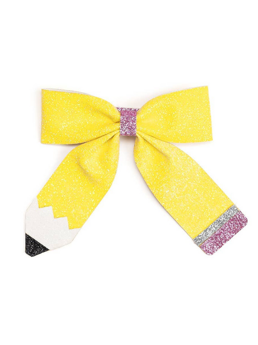 NO. 2 GLITTER BOW CLIP