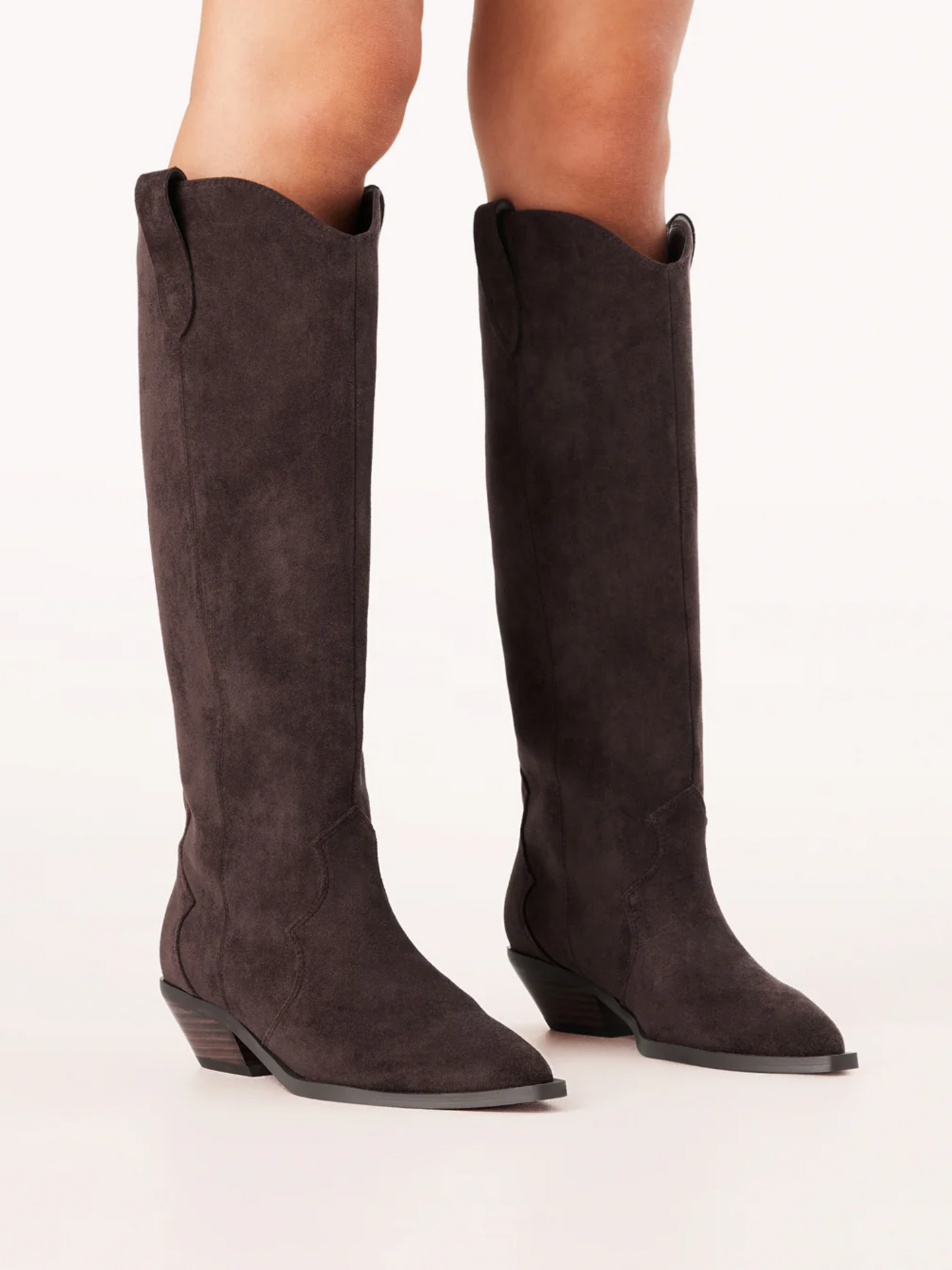 BILLINI HELIX BOOT IN DARK CACAO SUEDE
