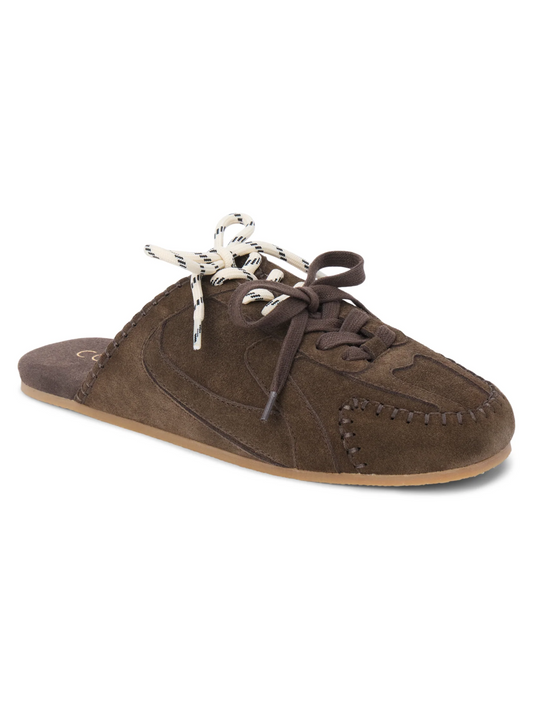 mule sneaker fall sneakers shoes brown suede sneaker shoe of the fall 