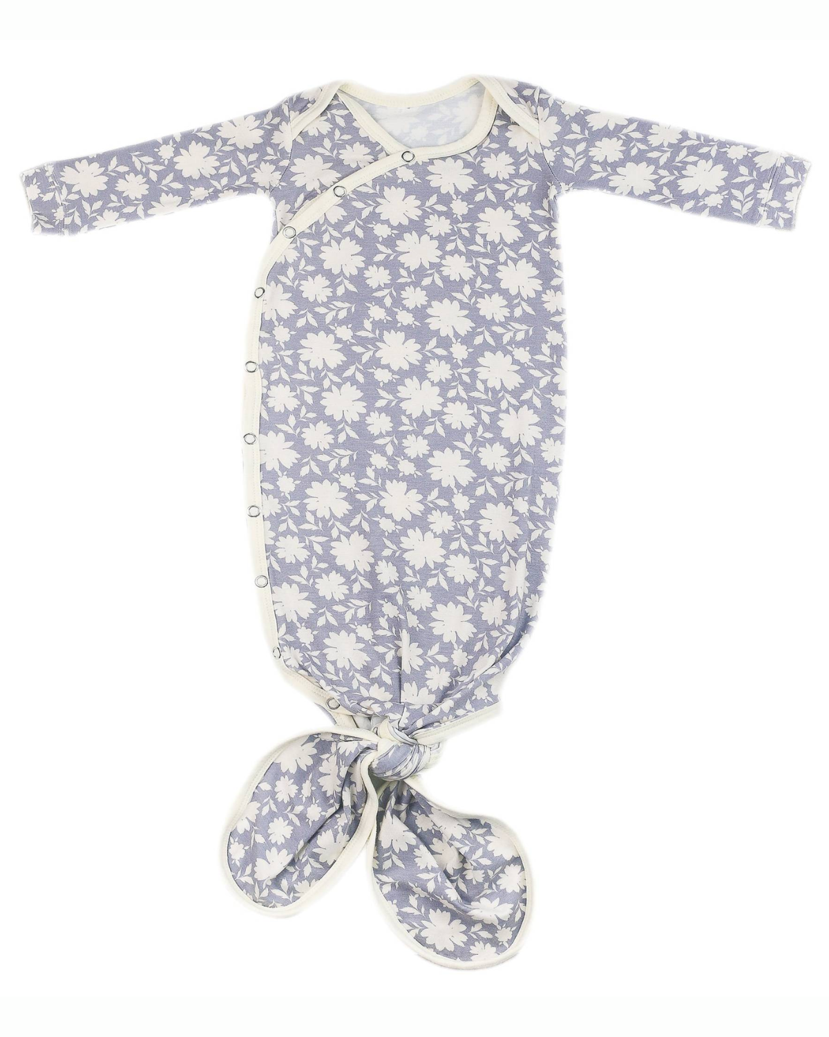 COPPER PEARL NEWBORN KNOTTED GOWN IN LACIE