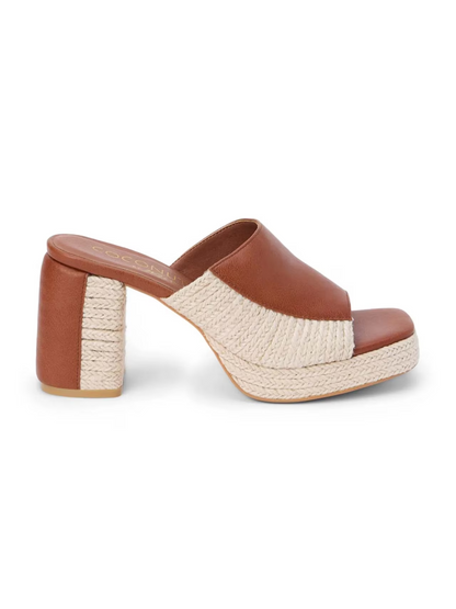 BEAUFORT PLATFORM HEEL X COGNAC