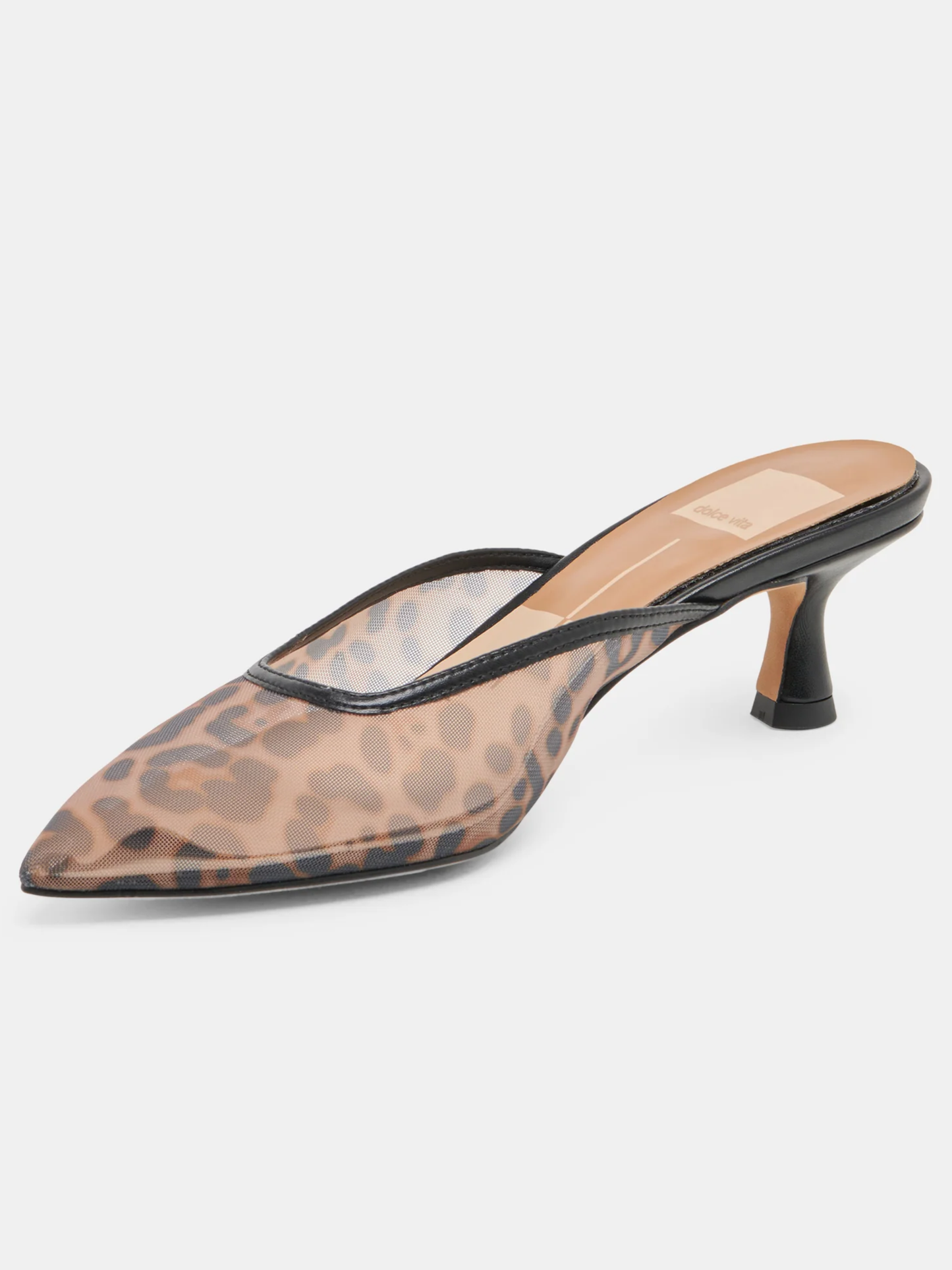 DOLCE VITA CLEO HEEL X LEOPARD MESH