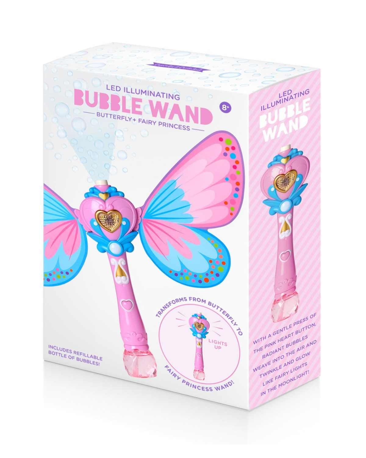 FAIRY BUTTERFLY BUBBLE BLASTER WAND