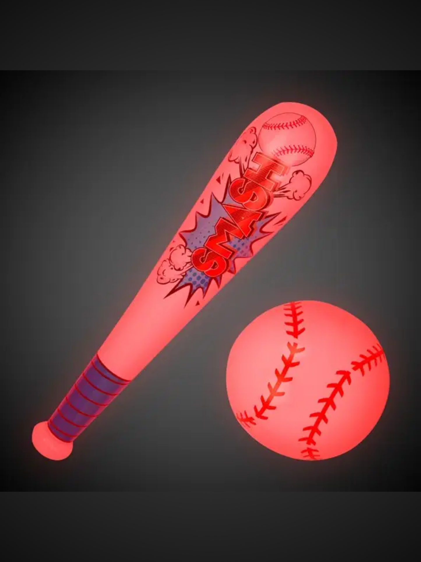 LED INFLATABLE BASEBALL & BAT SET