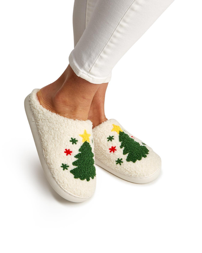 CHRISTMAS TREE SLIPPERS