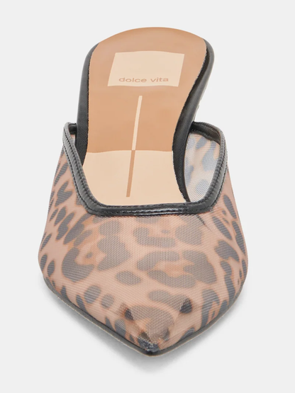 DOLCE VITA CLEO HEEL X LEOPARD MESH