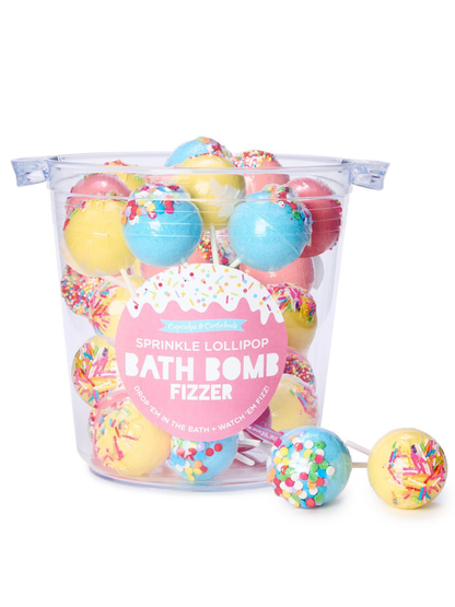 SPRINKLE LOLLIPOP BATH BOMB FIZZER