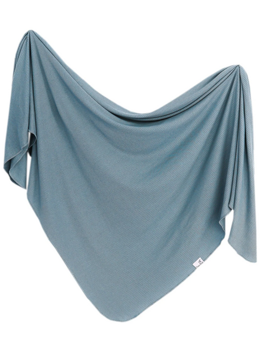 COPPER PEARL SWADDLE BLANKET IN ATLANTIC