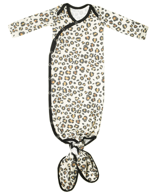 COPPER PEARL NEWBORN KNOTTED GOWN IN ZARA