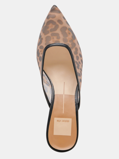 DOLCE VITA CLEO HEEL X LEOPARD MESH