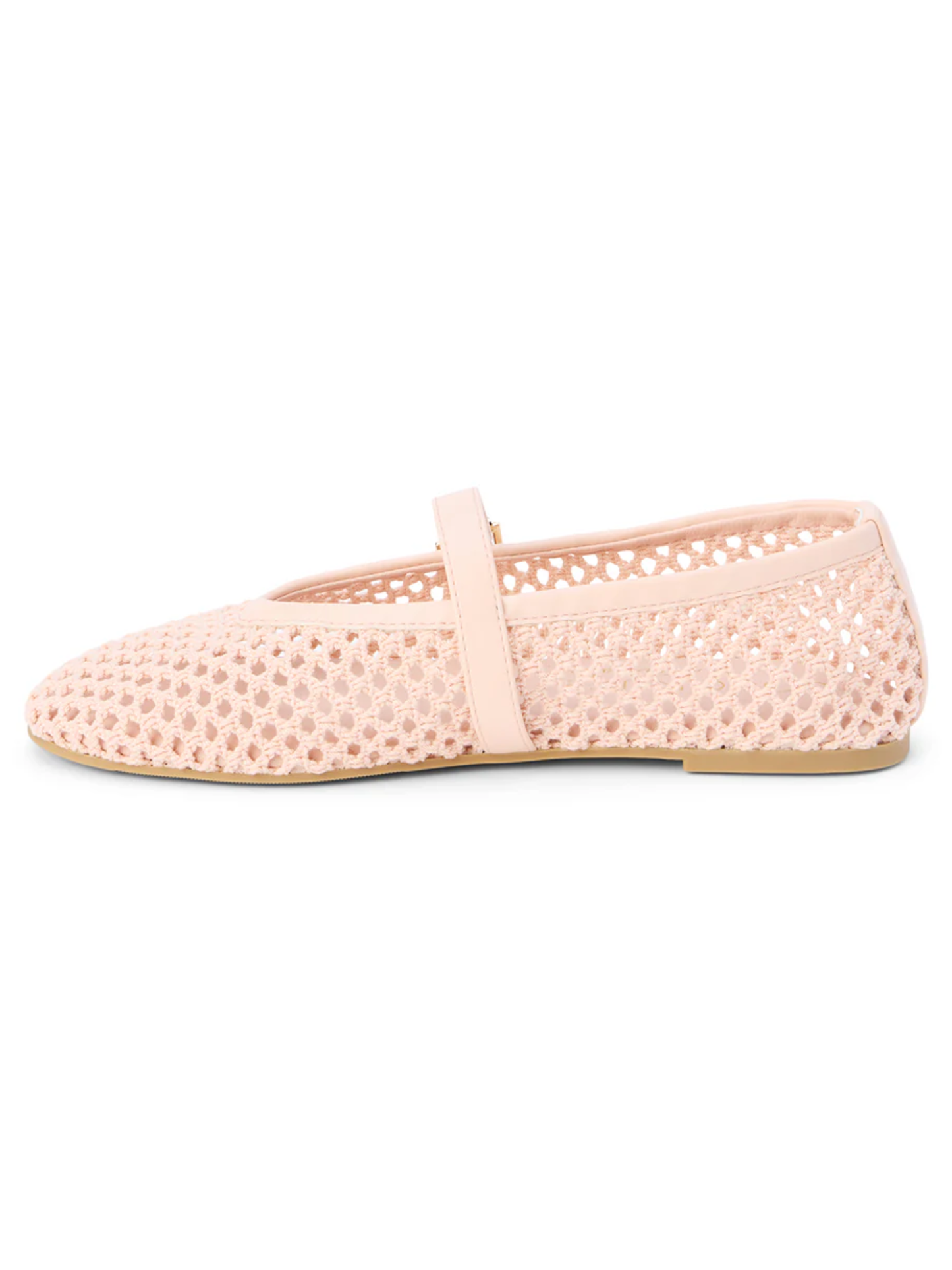 IT GIRL MESH BALLET FLAT X POWDER PINK