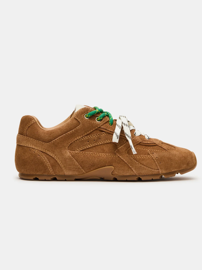 STEVE MADDEN AZIEL CAMEL SUEDE SNEAKER