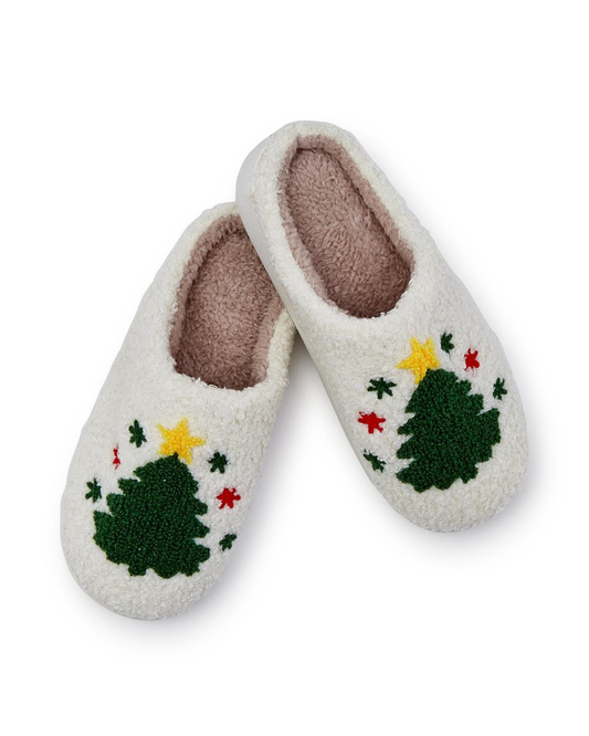 CHRISTMAS TREE SLIPPERS