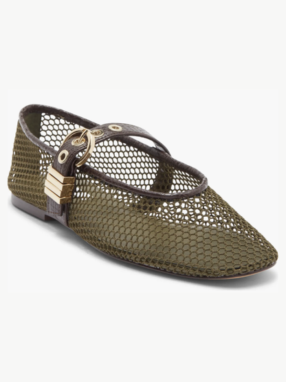 STEVE MADDEN LUCIA BALLET FLAT X OLIVE